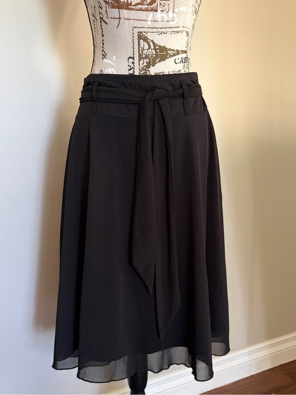 Y2K 90’s clientele black whimsigoth belted short skirt | whimsy goth